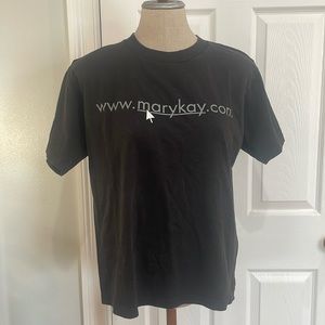 Vintage 1990s, Mary Kay cosmetics T-shirt short sleeve 100% cotton black soze M